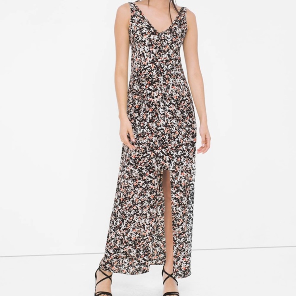 WHBM NWOT Maxi Dress w/ Inside Skirt - Sz 8